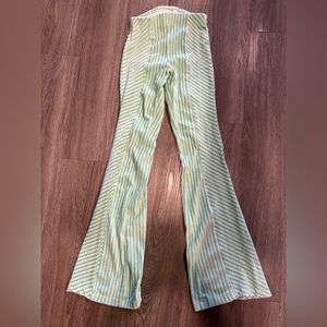 Free People Slim Pull-on Velvet Flare Pants